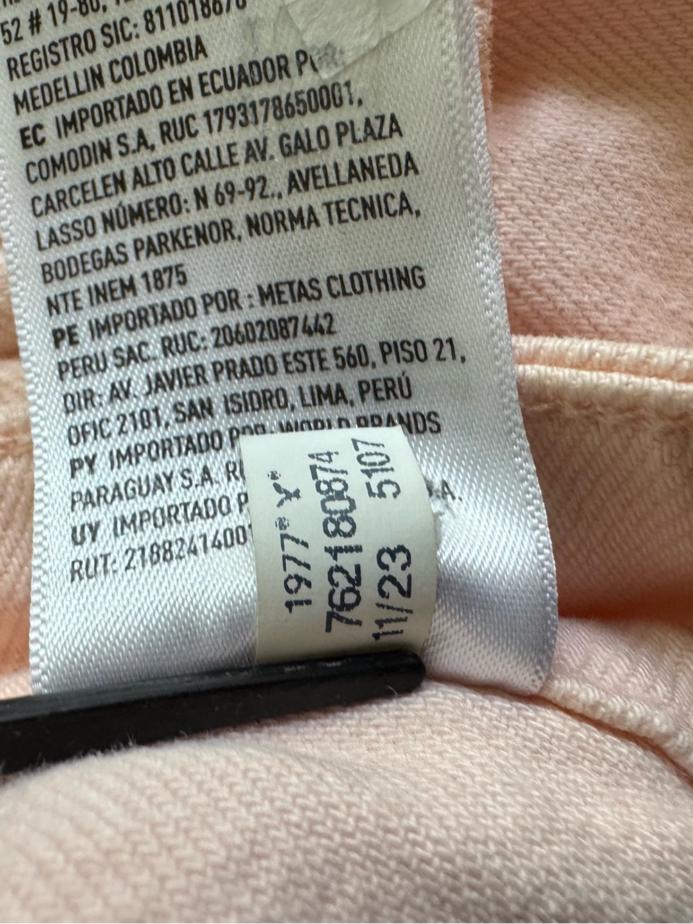 American Eagle Jeans Womens 6 Long Light Pink Super High Rise Baggy Wide Leg - Picture 14 of 16